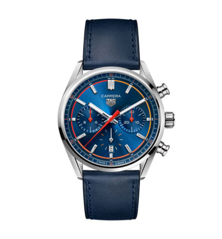 Tag Heuer Carrera Chronograph 42 mm blue CBN201DFC6543