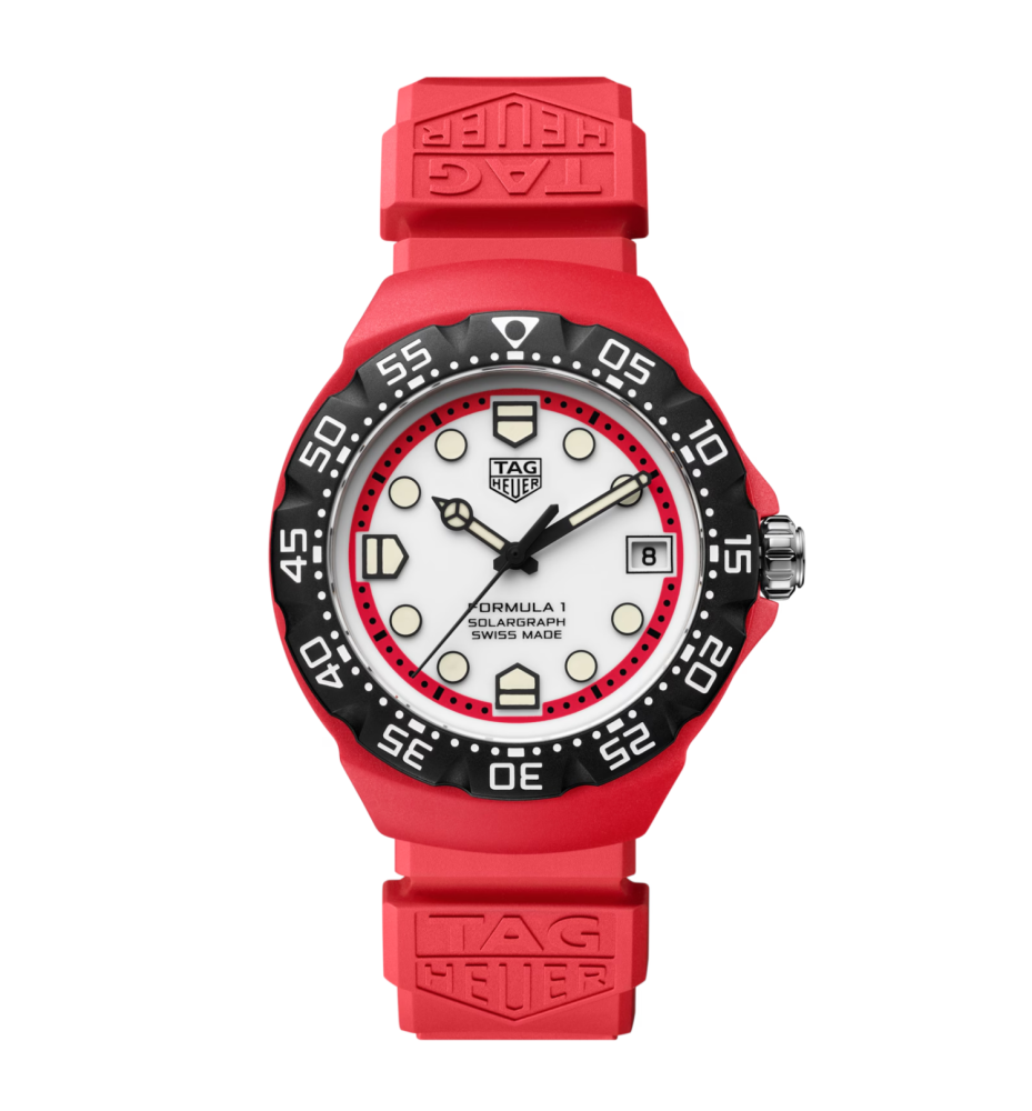 TagHeuer Formula 1 Solargraph 38mm cinturino caucciu WBY1161.FT8086